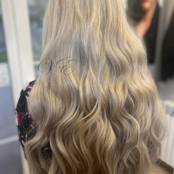 IMITACIJA PRIRODNE KOSE ASH BLONDE SA PRAMENOVIMA 60 CM (LIMITED EDITION)