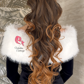 OMBRE MEDENASTO SMEĐI FUTURA REP GLAMUR ~ LOKNE 70 CM
