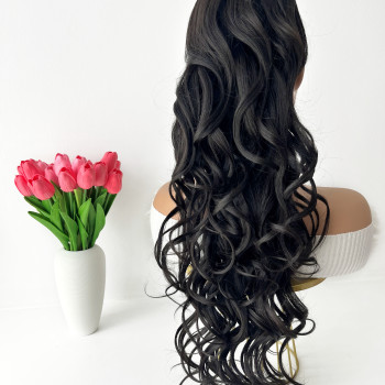 TAMNO SMEĐI FUTURA REP GLAMUR ~ LOKNE 70 CM