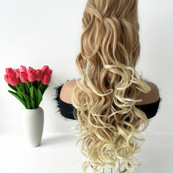 MED PLAVI S PRAMENOVIMA FUTURA REP GLAMUR ~ LOKNE 70 CM