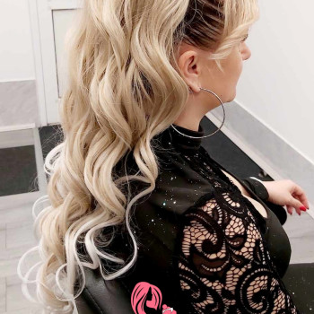 BABY BLONDE FUTURA REP GLAMUR ~ LOKNE 70 CM