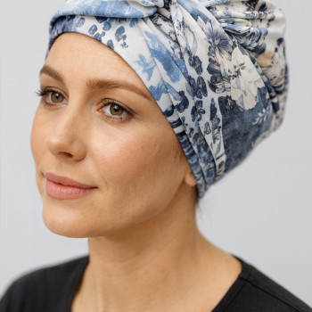 Turban Nicolette soft blue