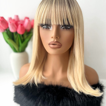 Perika od prirodne kose Alice ombre blonde (Ultra soft)