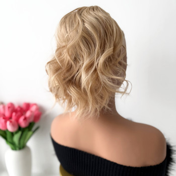 MOLLY™ HONEY BLONDE FUTURA REP NA MREŽICU ILI KOPČU 30 CM