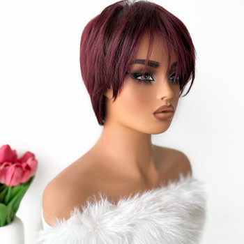 Timeless beauty perika Lorraine tamno crvena