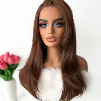 Wear&Go Luxury perika Lily bakreno smeđa