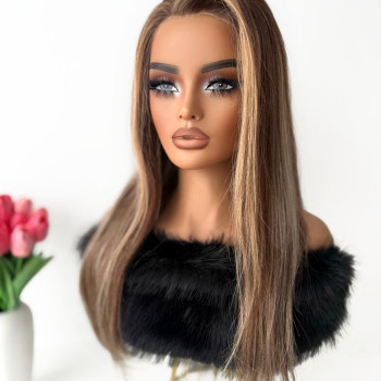 Wear&Go Luxury perika od prirodne kose Hannah bronde